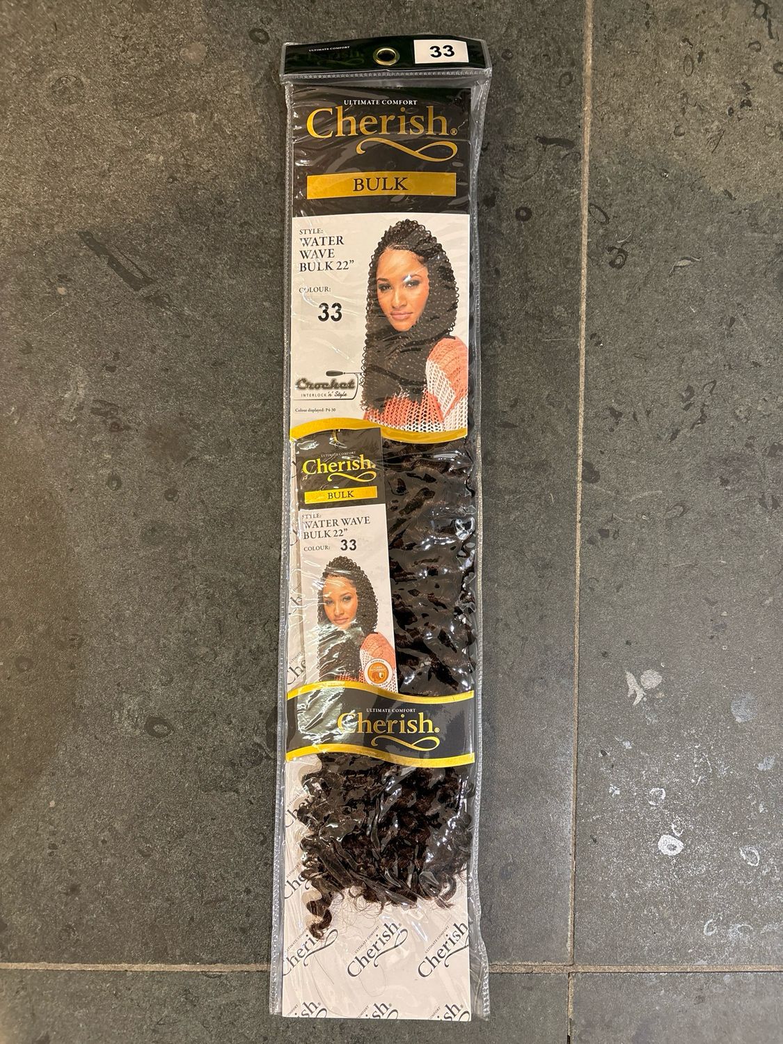 Cherish Water Wave Bulk 22” Color 33