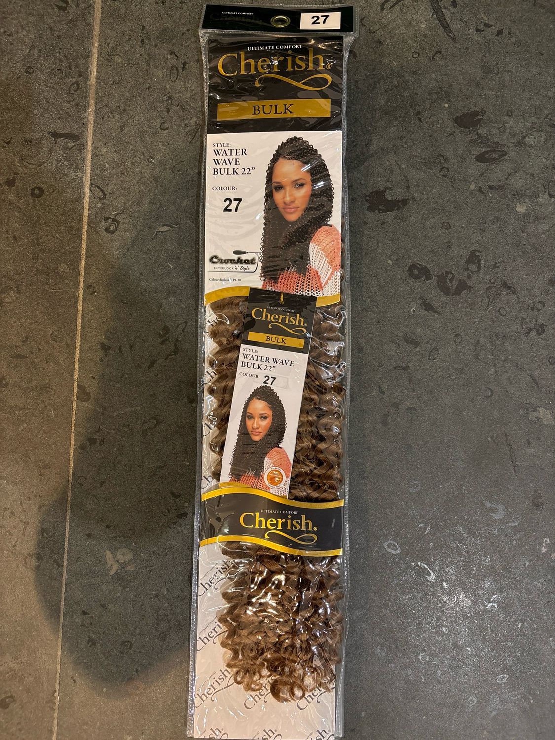 Cherish Water Wave Bulk 22” Color 27