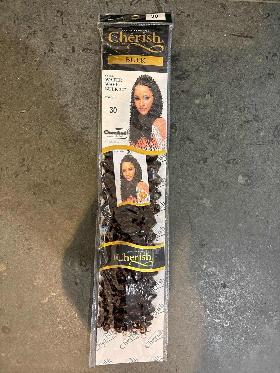 Cherish Water Wave Bulk 22” Color 30