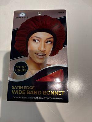 Dream World Satin Edge Wide Band Bonnet