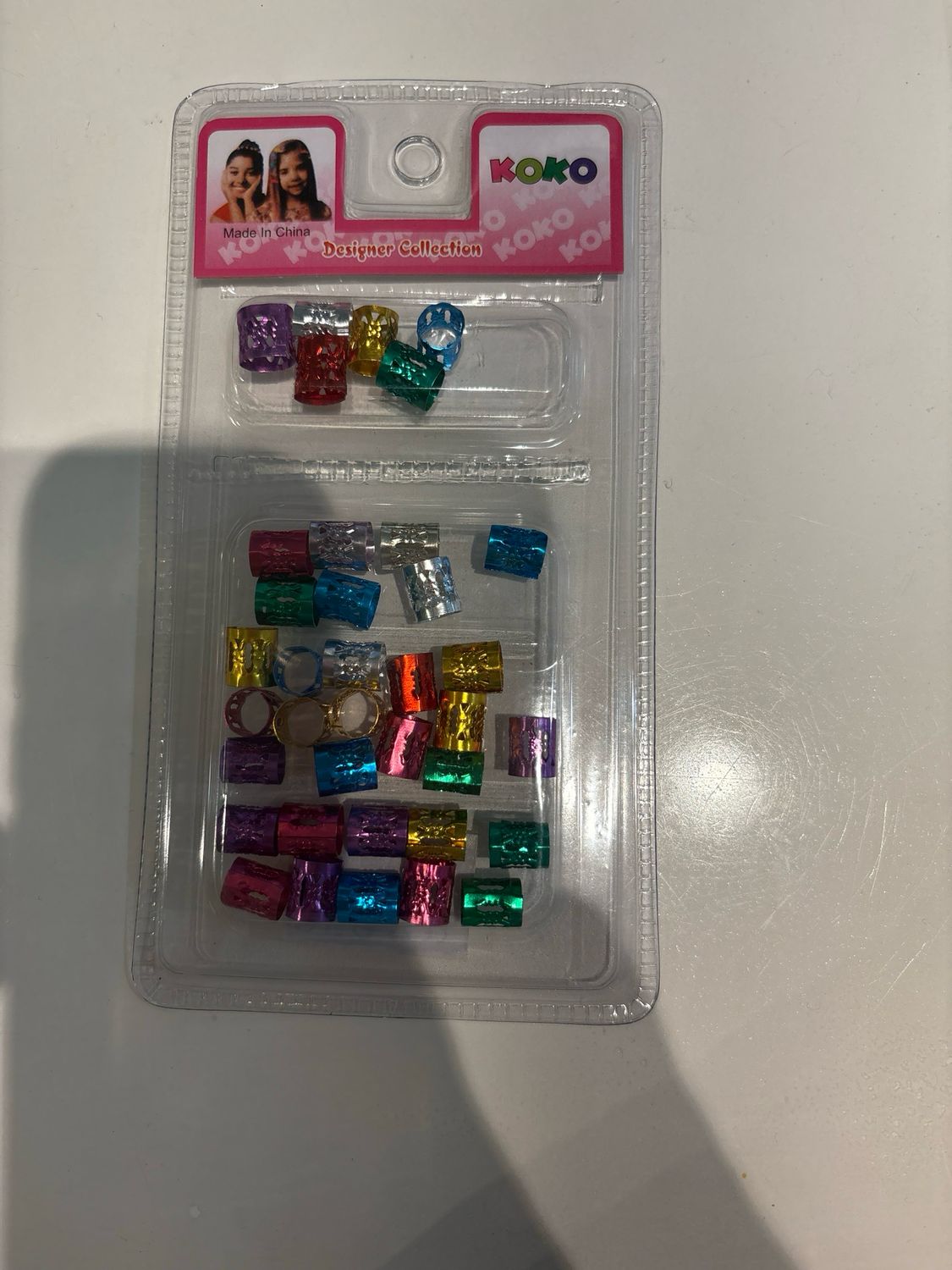 Koko Desinger Collection Gekleurde Zilveren Ringen 