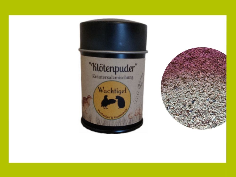 Wachtigel &quot;Klötenpuder&quot;