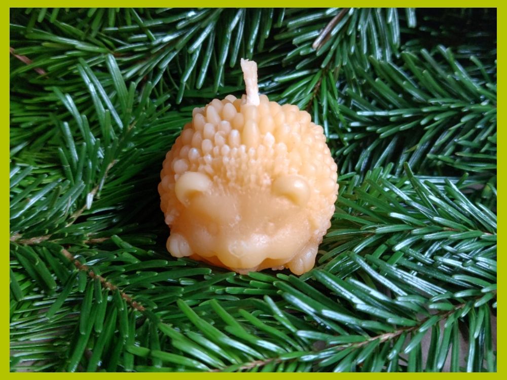 Bienenwachskerze "Igelchen"