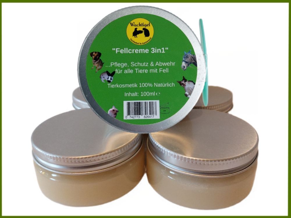 Wachtigel "Fellcreme 3in1" 100ml Dose mit Spatel