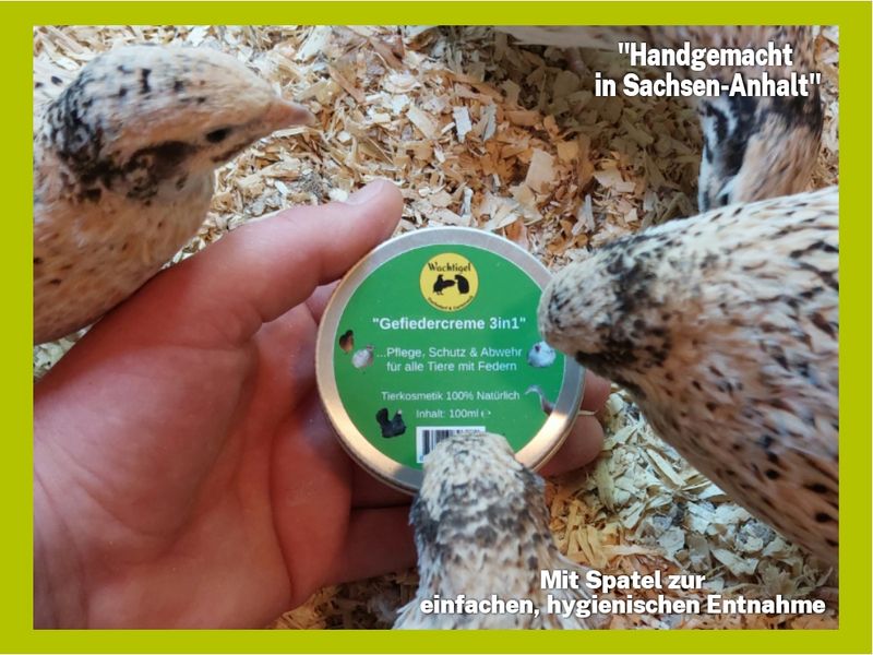 Wachtigel "Gefiedercreme 3in1" Wachtigel "Gefiedercreme 3in1"