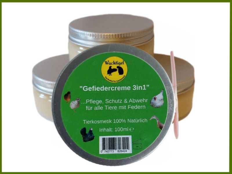 Wachtigel "Gefiedercreme 3in1" Wachtigel "Gefiedercreme 3in1"