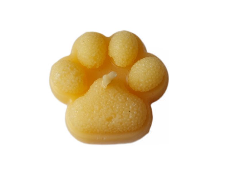 Bienenwachskerze "Pfötchen"