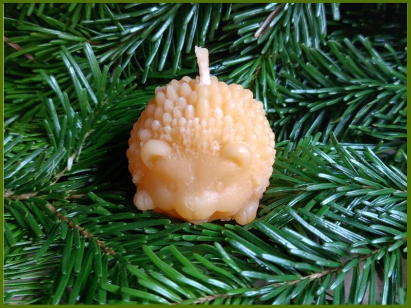 Bienenwachskerze "Igelchen"
