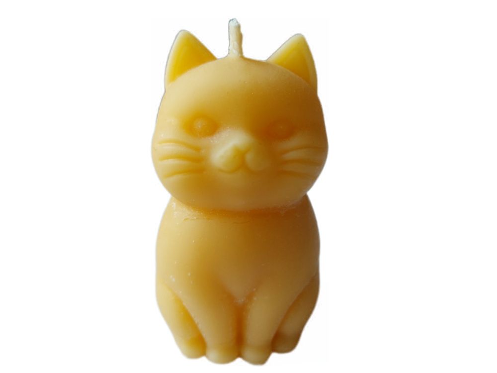 Bienenwachskerze "Katze XL"