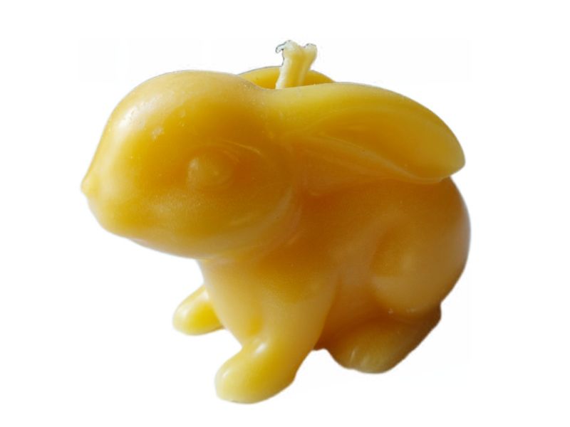 Bienenwachskerze "Hase XL"