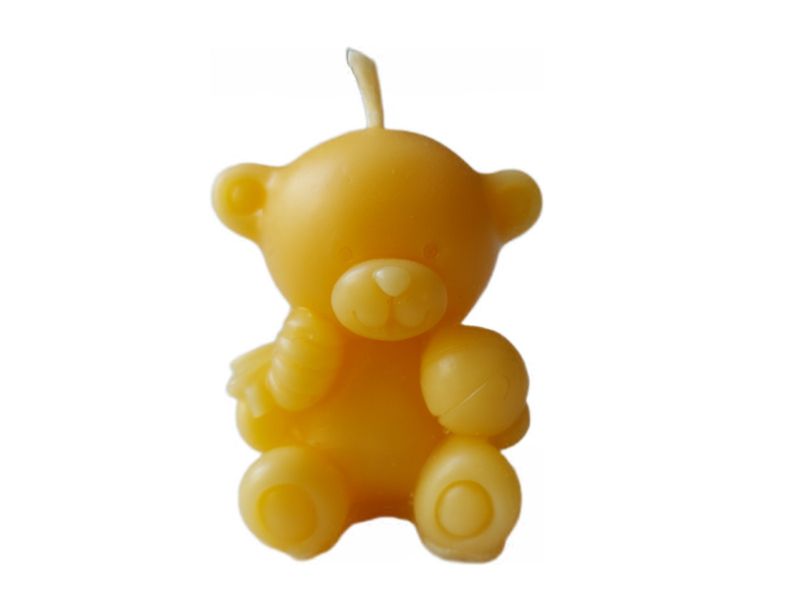 Bienenwachskerze "Teddy"