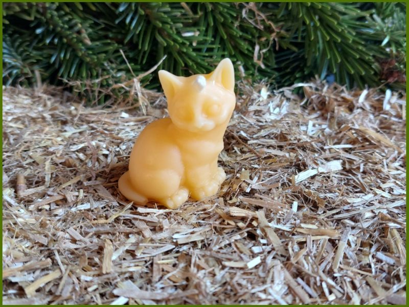 Bienenwachskerze "Kätzchen"