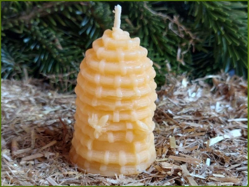 Bienenwachskerze "Bienenkorb"