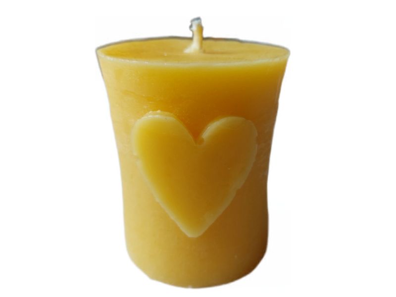 Bienenwachskerze "Herztraum"