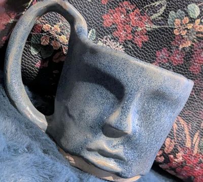 Mug Face - Handmade pottery