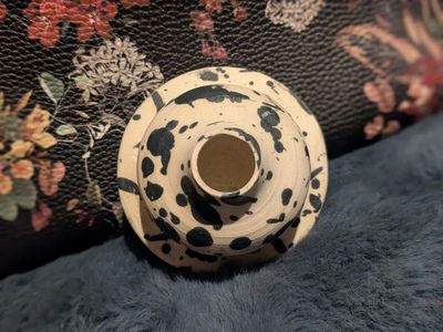 Dalmatian splatter print ornamental piece