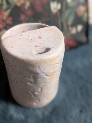 Smile handmade Coffee tumbler