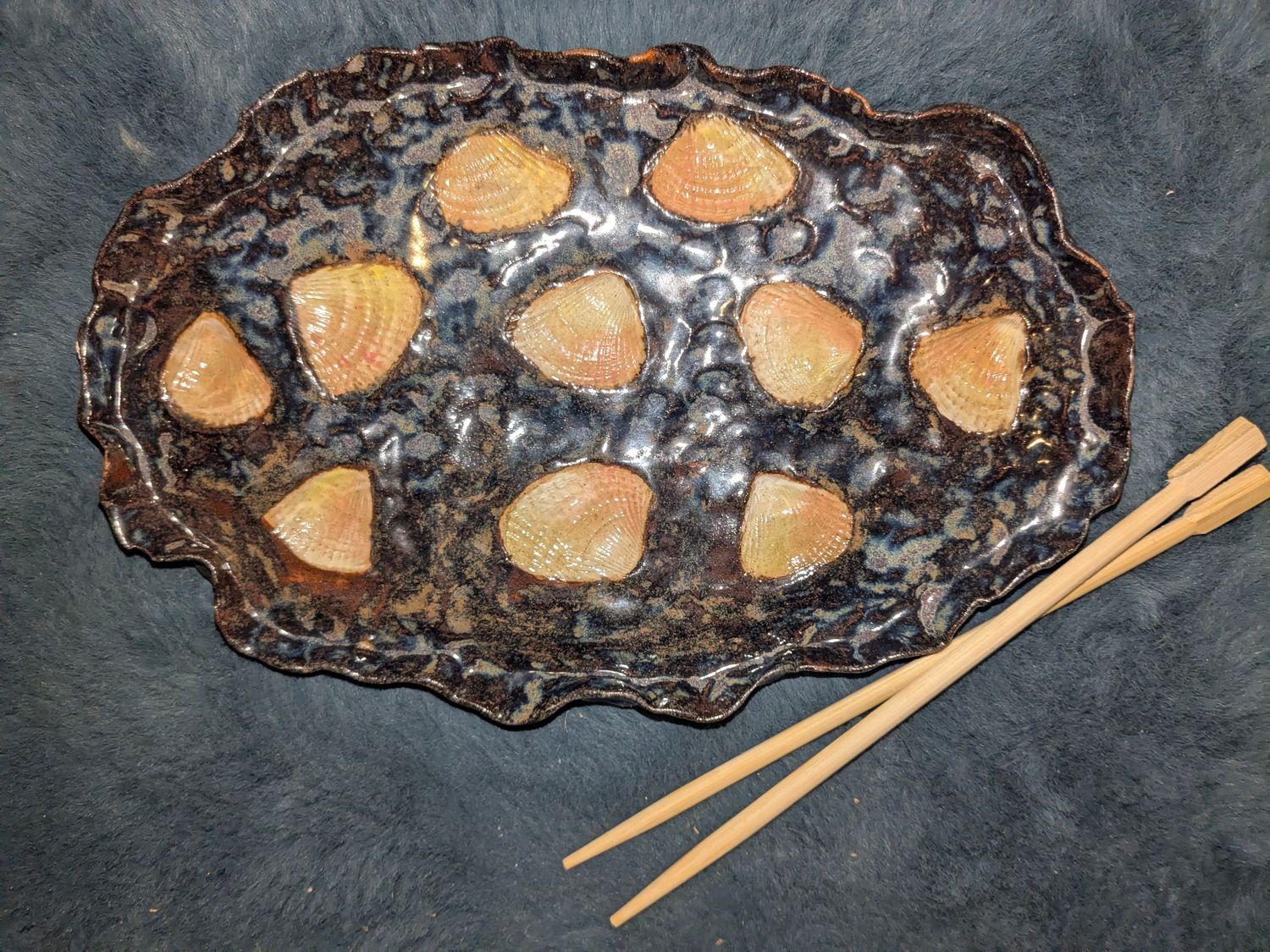 Sea shell Ceramic plate