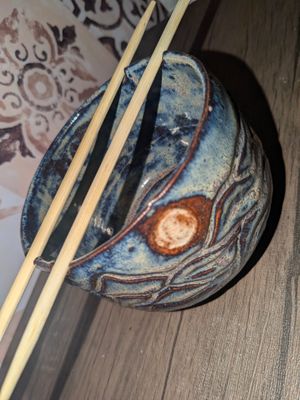 Sea inspired aisian Noodle Ceramic bowl Sea inspired aisian Noodle Ceramic bowl