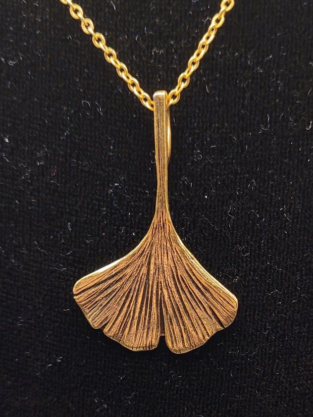 Ginkgo Leaf Pendant