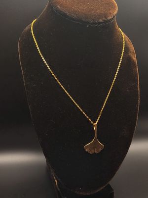 Ginkgo Leaf Pendant