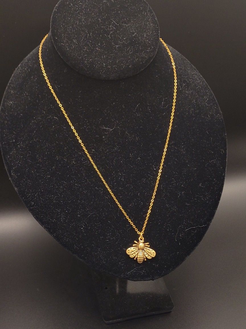 Bee Pendant on Chain