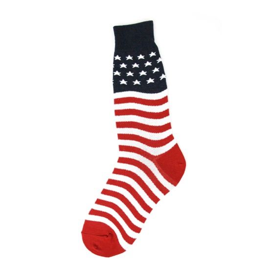Men's Socks, Type: American Flag
