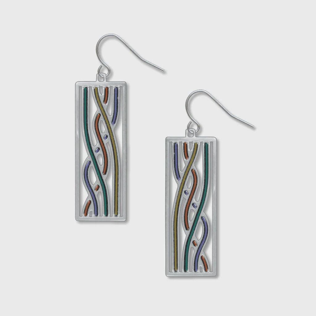 Boxed String Theory Earrings