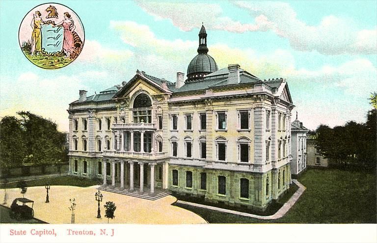 Vintage Statehouse -- Sticker