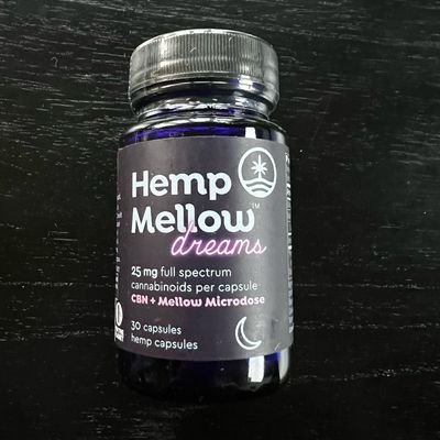 Hemp Mellow Sleep Capsules 30 Count