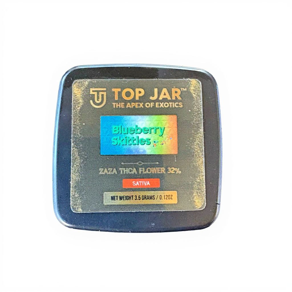 Top Jar Blueberry Skittles 1/8 Oz 32% THCA