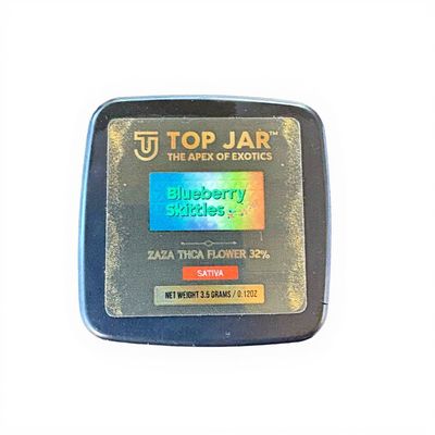 Top Jar Blueberry Skittles 1/8 Oz 32% THCA