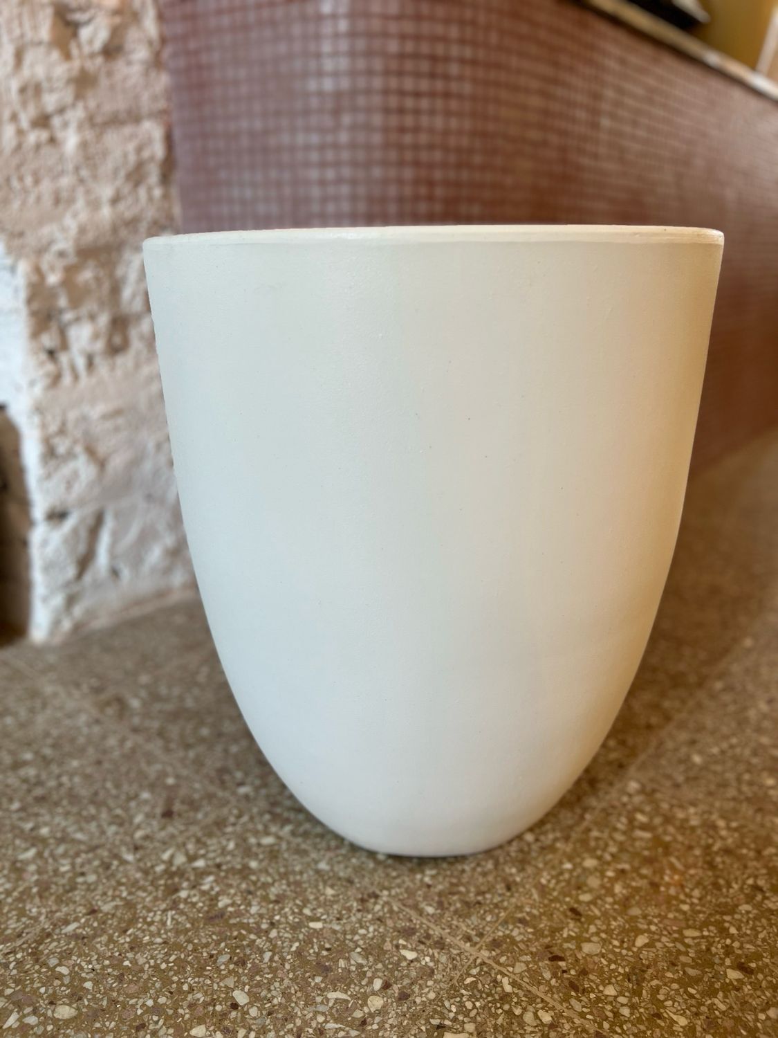 Maceta Copa N55 Gris/Blanco 0033