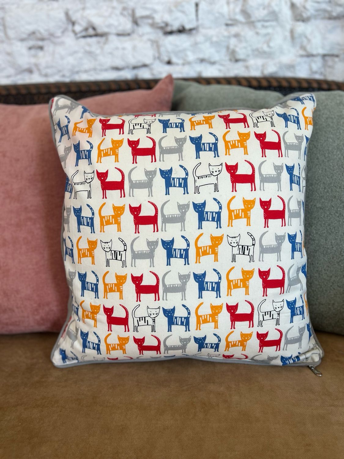 Almohadón Gatos 45x45