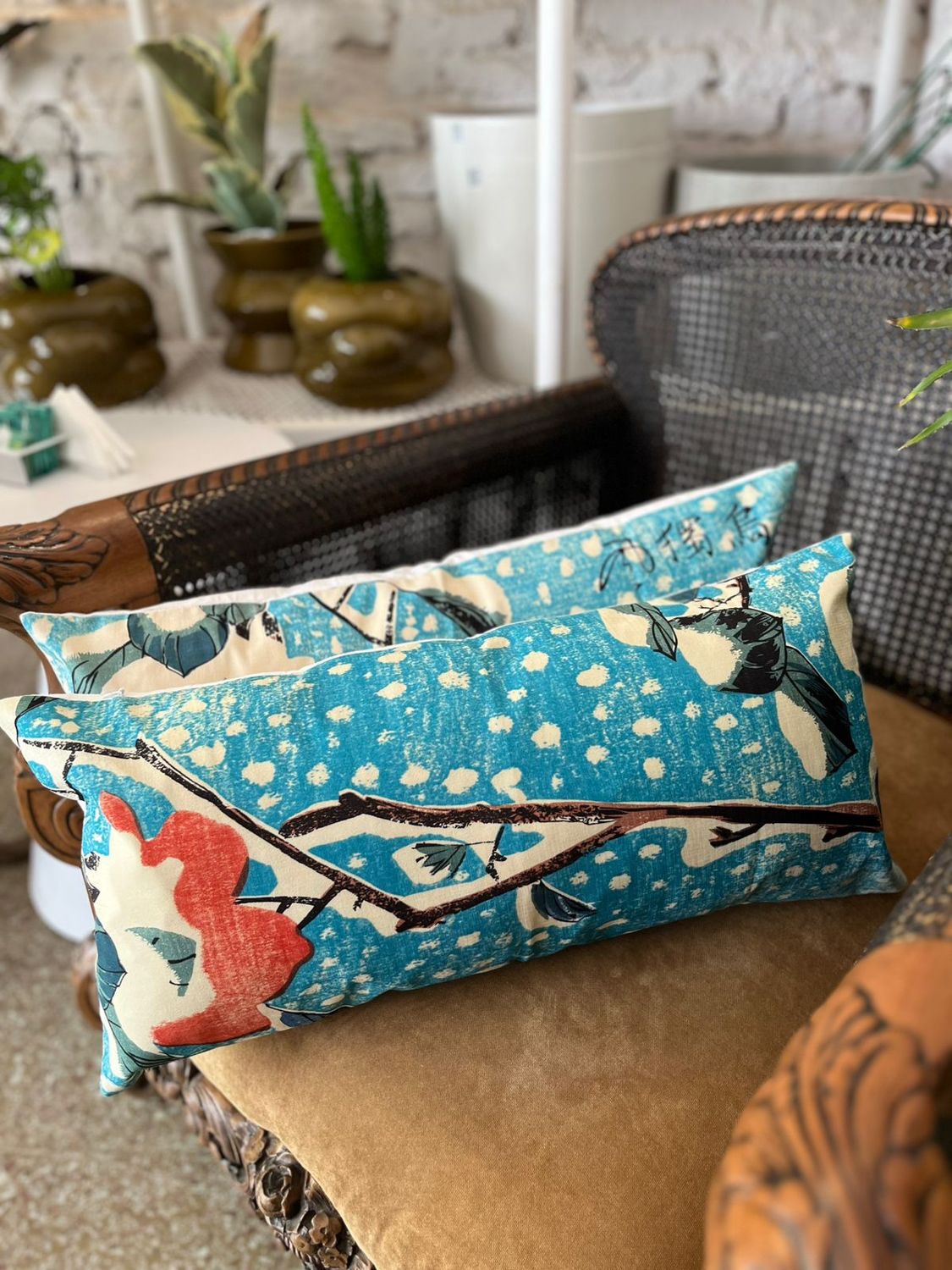 Almohadon Flor Oriental