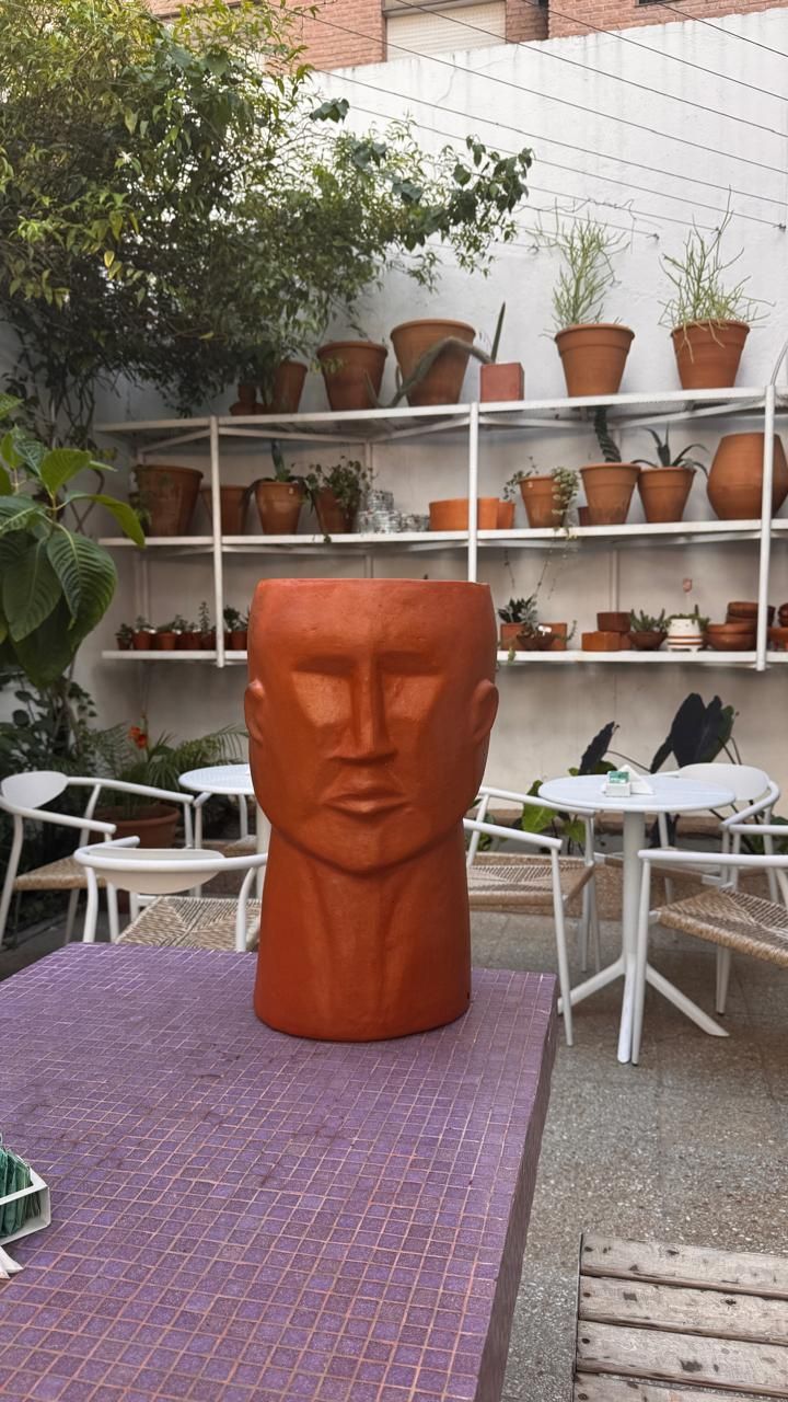 Maceta Mascara Barro XL