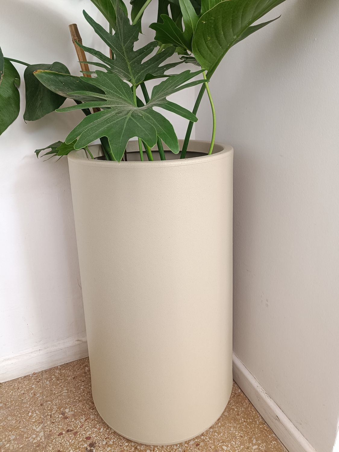 Maceta Rot Beige 70 cm