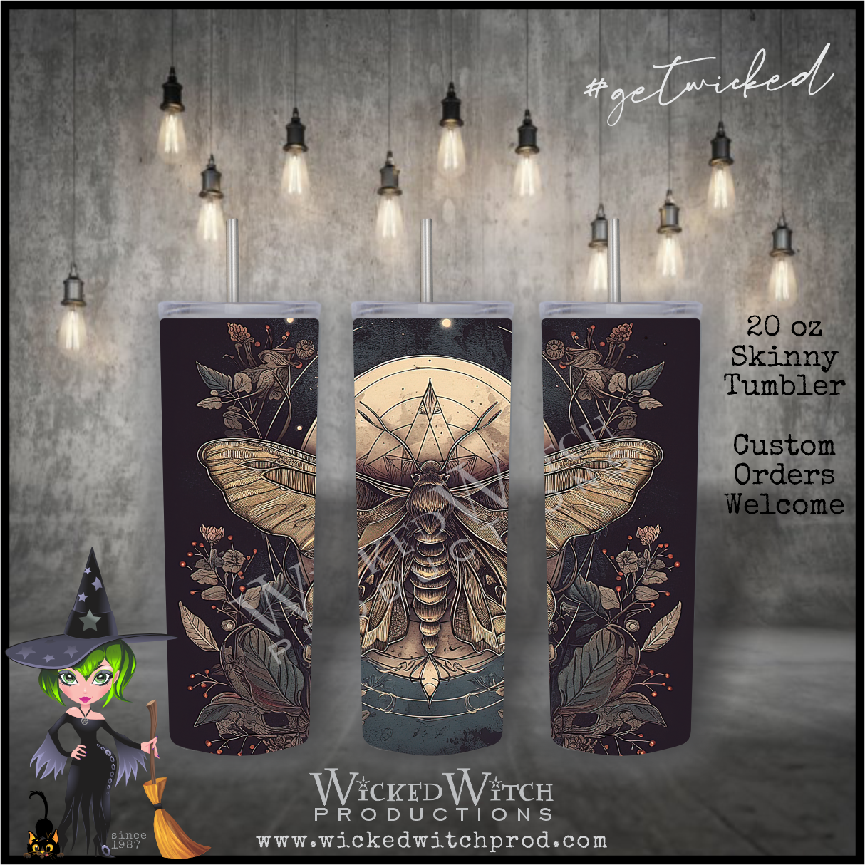 Lunar Moth 20 oz Tumbler Lunar Moth 20 oz Tumbler