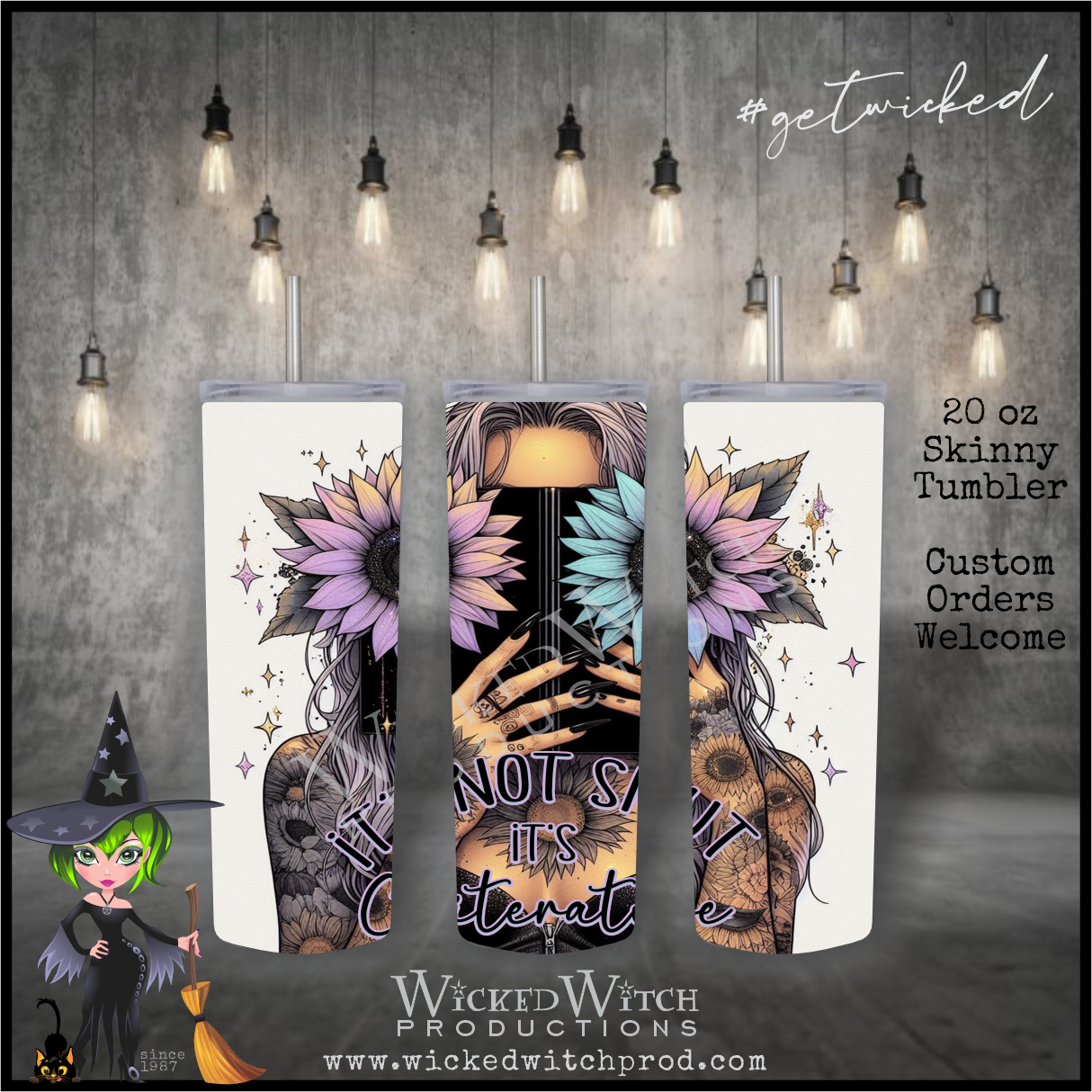 Cliterature 20 oz Tumbler Cliterature 20 oz Tumbler