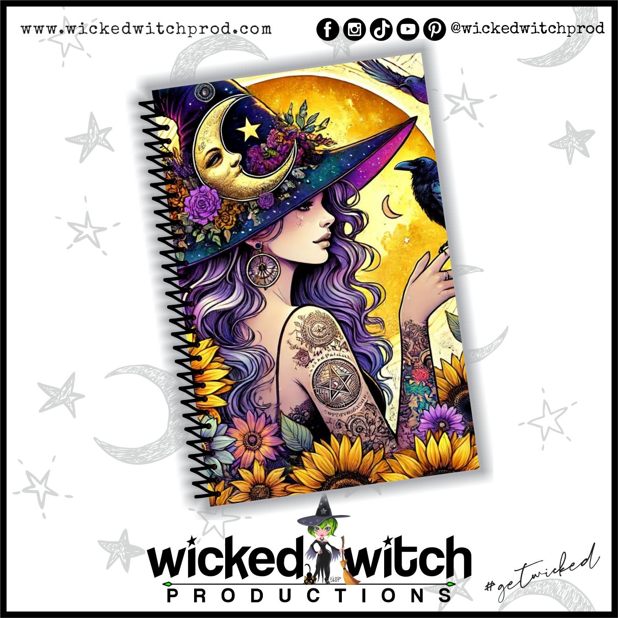 Witch Familiar Half-Size Notebook