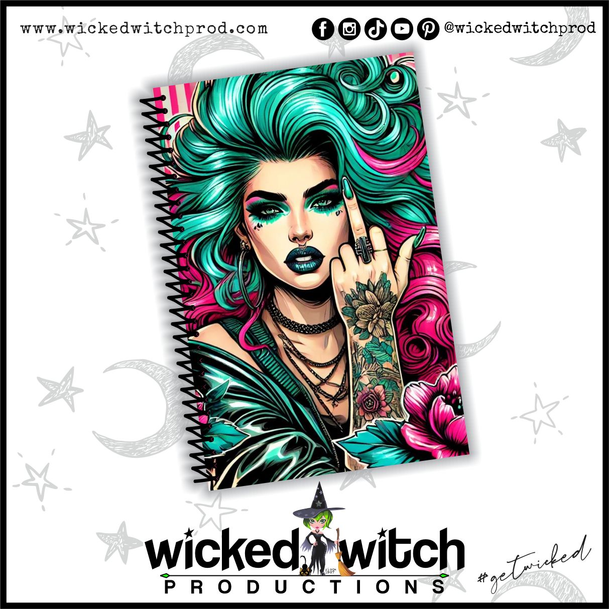 Bad @$$ Woman 9 Half-Size Notebook