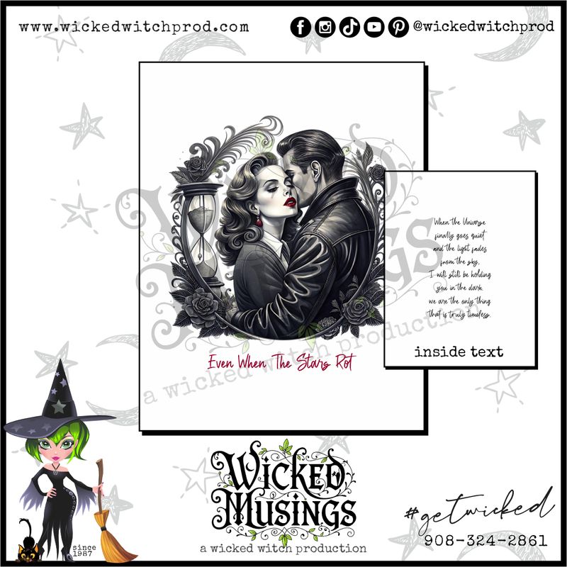 The Celestial Decay Greeting Card