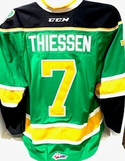 Authentic Rylan Thiessen Game Worn Heritage Jersey Authentic Rylan Thiessen Game Worn Heritage Jersey