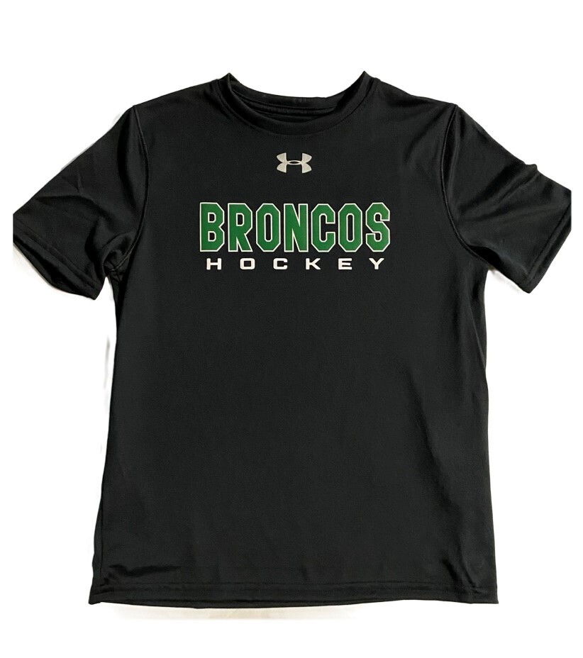 UA Youth Locker Tee Black