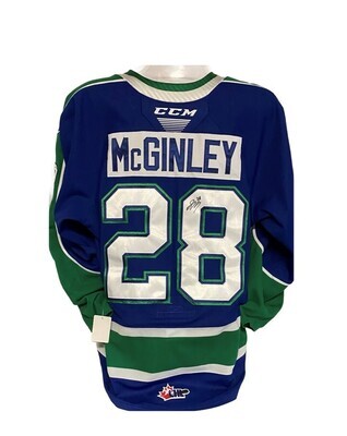 2022/23 Sam McGinley Authentic Game Worn Blue Jersey 2022/23 Sam McGinley Authentic Game Worn Blue Jersey
