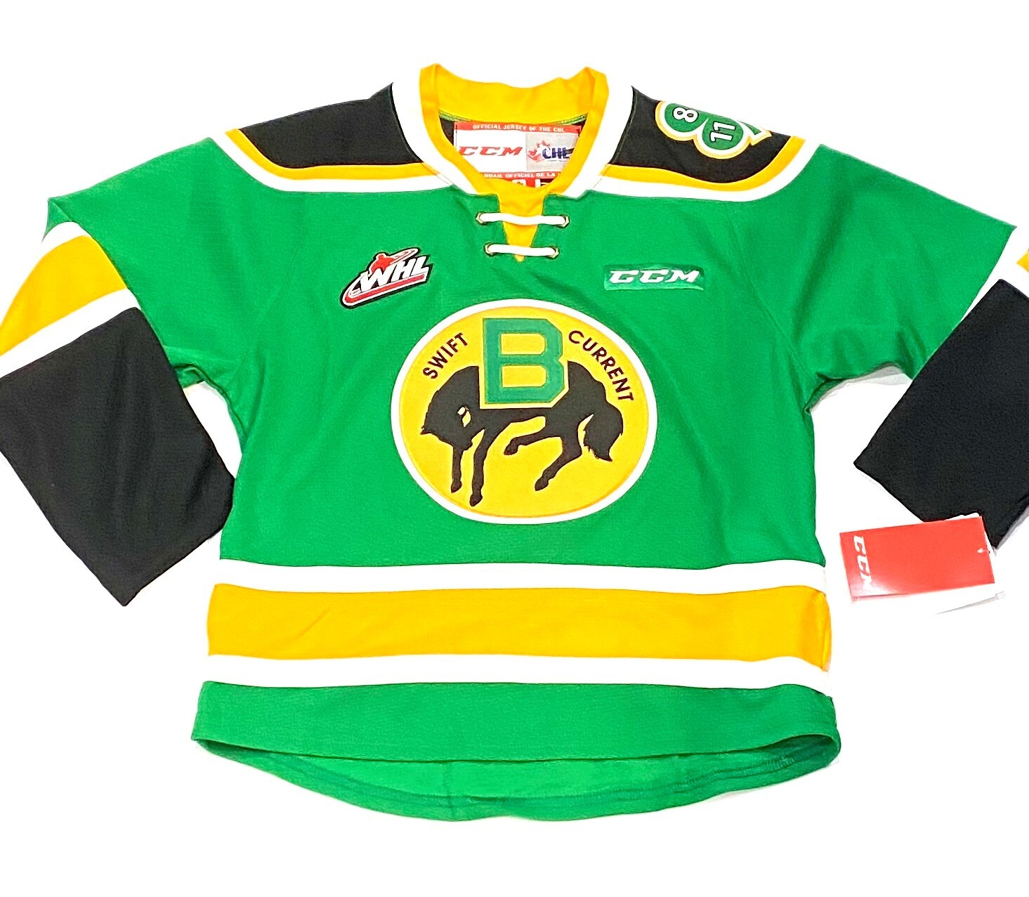 Swift Current Broncos WHL Jerseys (FREE SHIPPING)