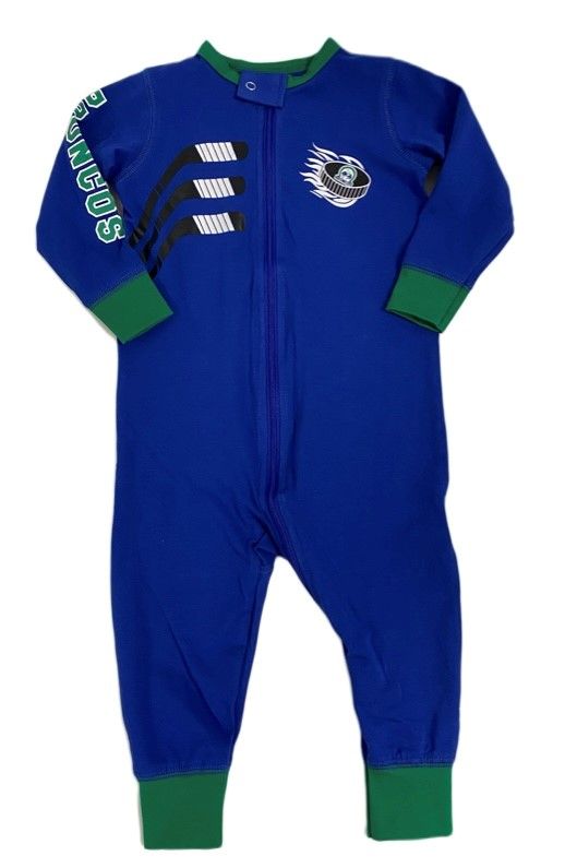 Broncos Baby Full Zip Sleeper