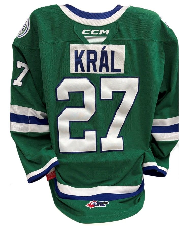 2024/25 Adam Kral Game Issued 3rd Jersey