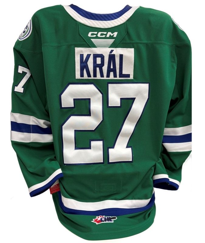 2024/25 Adam Kral Game Issued 3rd Jersey