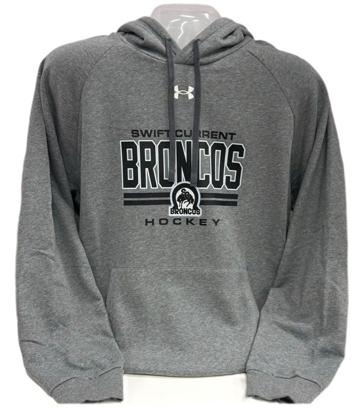 UA Rival hood Grey